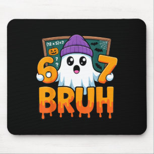 Mousepad 67 professor fantasma seis sete meme equação matem