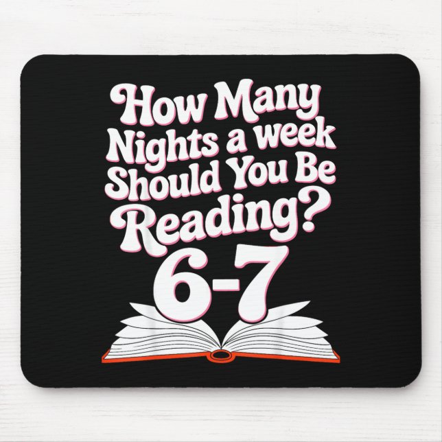 Mousepad 67 Professor Quantas Noites Por Semana Você Deve R (Frente)
