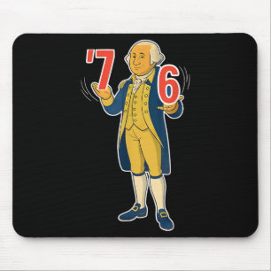 Mousepad 67 Seis Sete George Washington Meme Engraçado