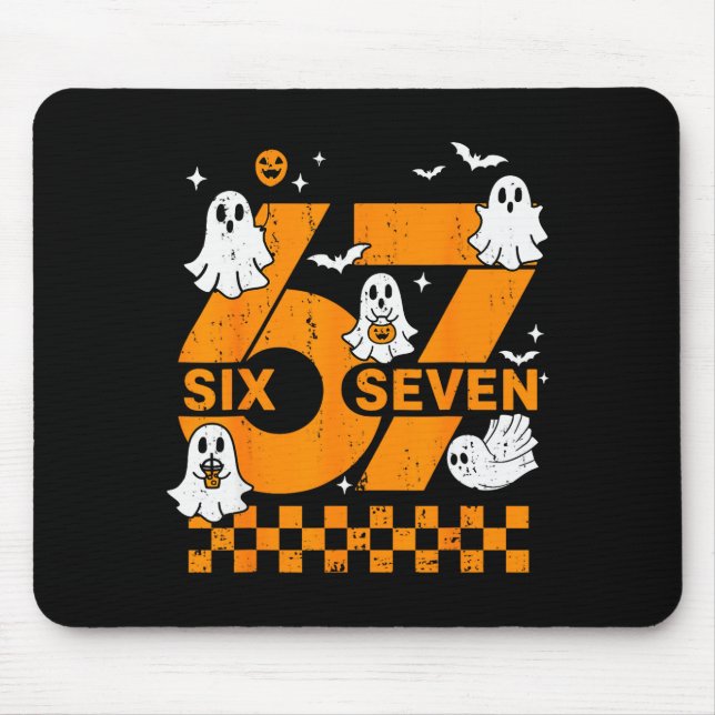 Mousepad 67 Seis Sete Meme Diversão 6 7 Casal Combinando Ha (Frente)