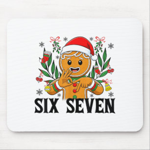 Mousepad 67 Seis Sete Meme Divertido Natal Biscoito de Nata