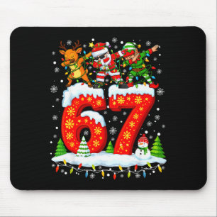 Mousepad 67 Seis Sete Meme Geração Alpha Natal Papai Noel E