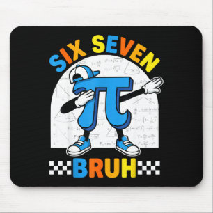 Mousepad 67 seis sete meme matemática dia engraçado profess