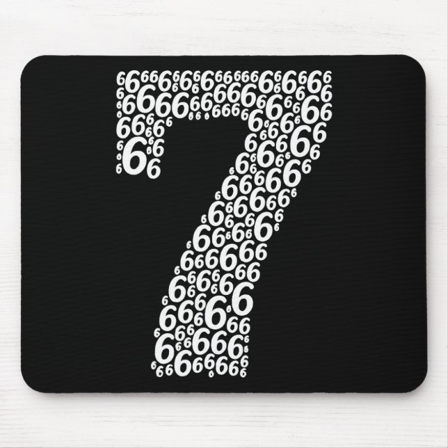Mousepad 67 Sessenta e Sete Design de Fantasia de Halloween (Frente)