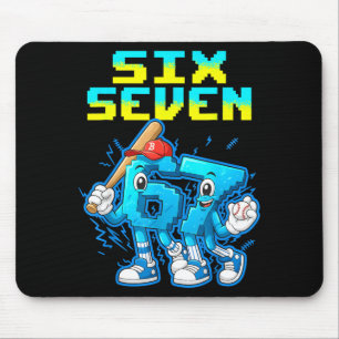Mousepad 67 Six Seven 6-7 - Engraçado Italian Brainrot Cria