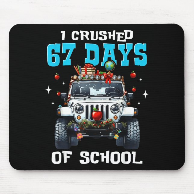 Mousepad 67 Six Seven Eu Esmago 67 Dias De Escola Meme Engr (Frente)