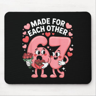 Mousepad 67 Six Seven Meme Gen Alpha Dia dos Namorados Coqu