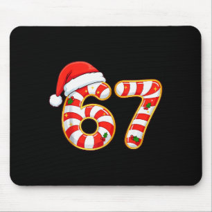 Mousepad 67 Six Seven Meme Geração Alpha Gíria Natal Divert