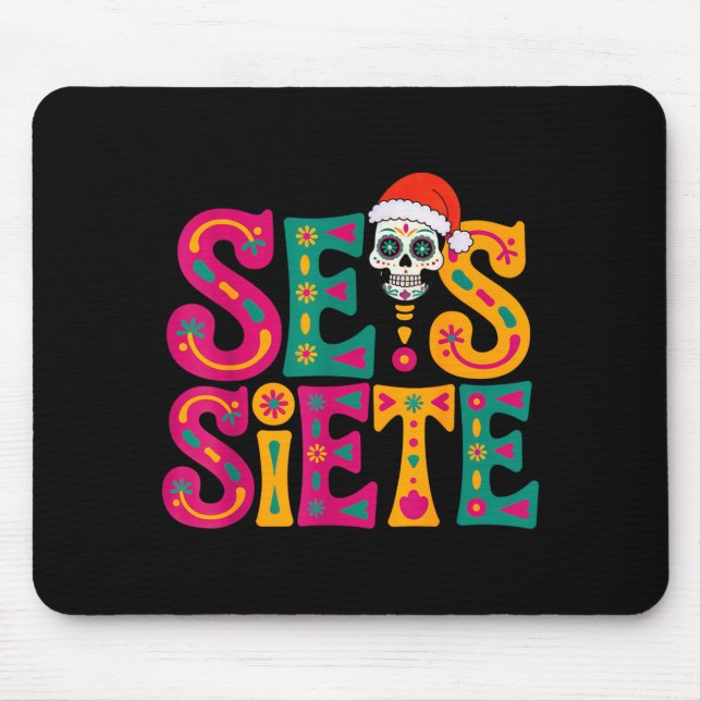 Mousepad 67 Six Seven Spanieacher Bilingual Seis Siete Chri (Frente)