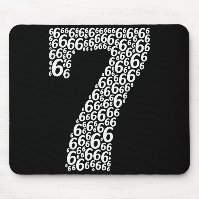 Mousepad 67 Sixty Seven Fantasia de Halloween Piada Meme  (Frente)