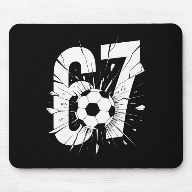 Mousepad 67 Soccer Six Seven 6 7 Meme 67 _2  (Frente)