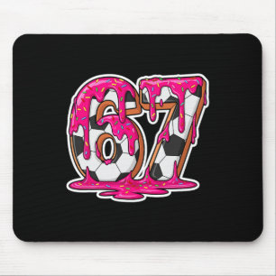 Mousepad 67 Sorvete de Futebol Drip Brain Rot Meme _1