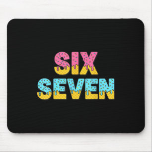 Mousepad 67 Sorvete Drip Meme Divertido Six Seven Geração A