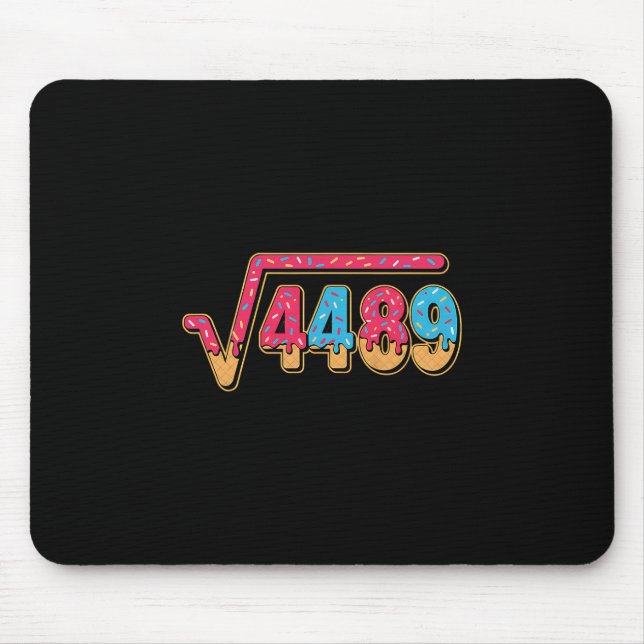 Mousepad 67 Sorvete Drip Meme Professor de Matemática Escol (Frente)