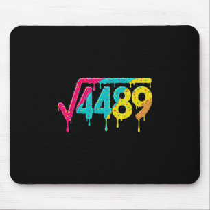 Mousepad 67 Sorvete Drip Meme Raiz Quadrada 4489 Gíria Prof