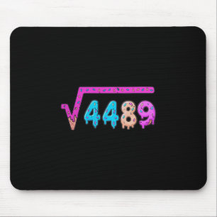 Mousepad 67 Sorvete Drip Meme Raiz Quadrada 4489 Seis Sete