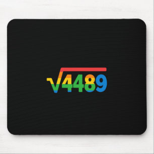 Mousepad 67 Sorvete Gotejamento Meme Raiz Quadrada 4489