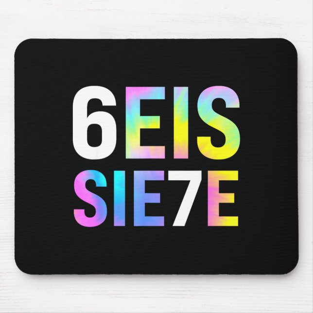 Mousepad 67 Spanish Meme Seis Siete Six Seven Funny Spaniea (Frente)