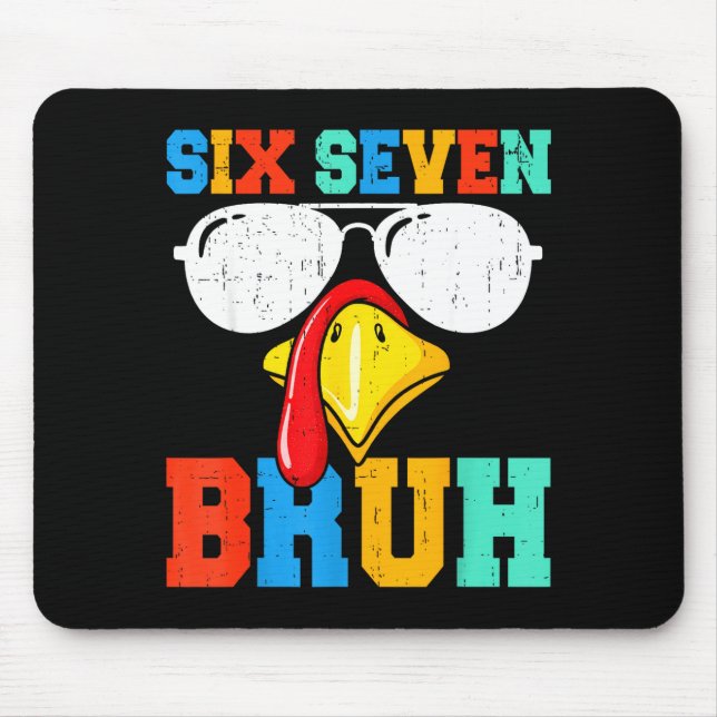 Mousepad 67 Thanksgiving Funny Turkey Thanksgiving 67 Turke (Frente)