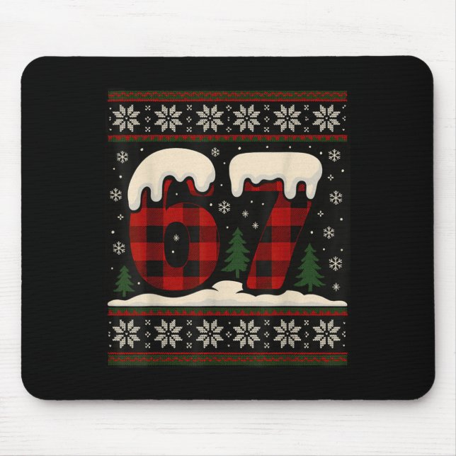 Mousepad 67 Ugly Christmas Design Party For Holiday Fun  (Frente)