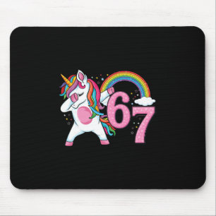 Mousepad 67 Unicórnio Dabbing Para Meninas Seis Sete Meme C