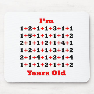 Mousepad 69 anos de vermelho velho do preto