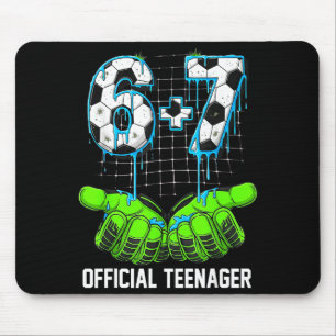 Mousepad 6+7 = 13 Anos Meninos Meninas Adolescentes 13º Ani