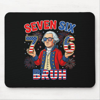 Mousepad 6-7 7-6 Sete Seis George Washington 4 De Julho Eng