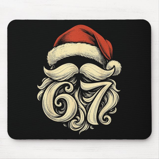 Mousepad 6 7 Christmas 67 Santa Six Seven Christmas Boys Te (Frente)