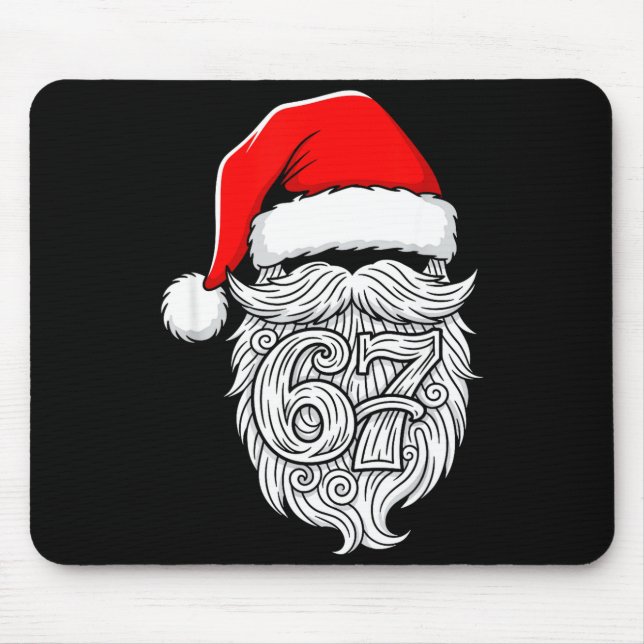 Mousepad 6 7 Christmas 67 Santa Six Seven Christmas Boys Te (Frente)