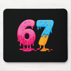 Mousepad 6 7 Meme Seis Sete Sorvete Drip