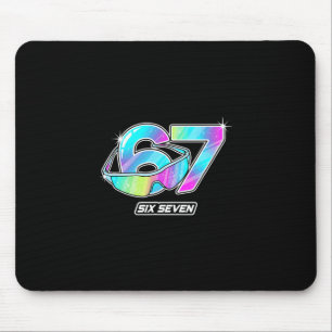 Mousepad 6 7 Memórias 6 Sete Pulmões Gen Alpha Engraçado De