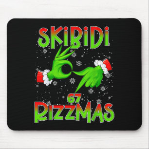 Mousepad 6 7 Natal Skibidi Rizzmas 67 Meme Geração Alpha Sl