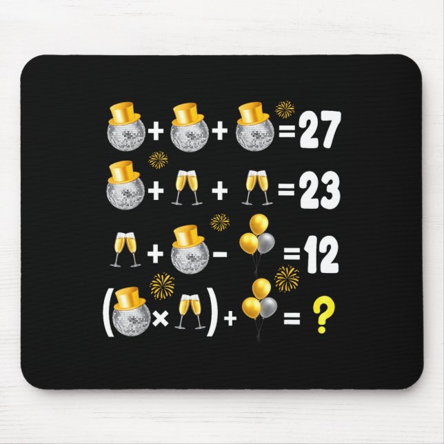 Mousepad 6-7 New Year 2026 New Years Eve Party Supplies Mat (Frente)