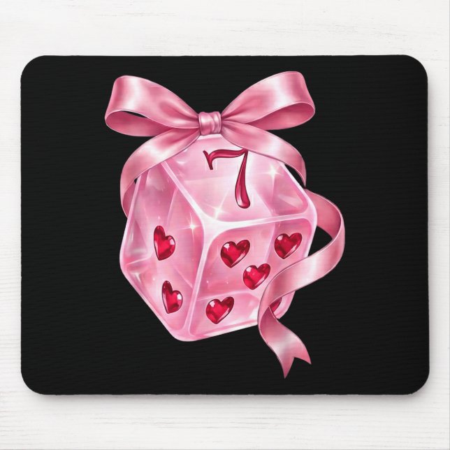 Mousepad 6 7 Preppy Valentine Y2k Funny Coquette Nk Dice Bo (Frente)