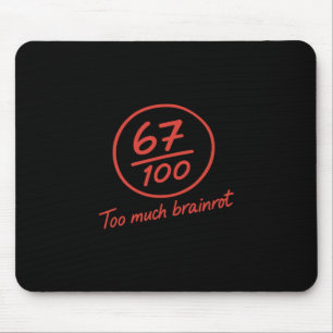 Mousepad 6 7 Professora Elementar Brainrot Meme 67 6
