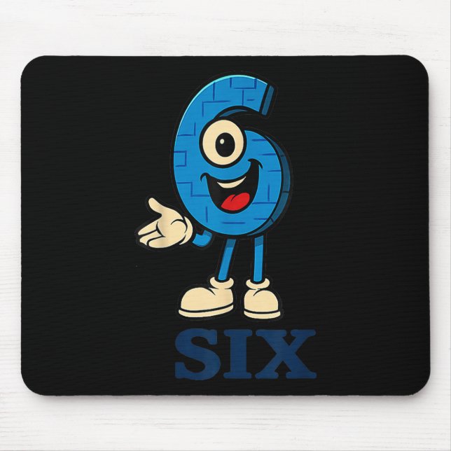 Mousepad 6 Brainrot 67 Seis Sete 6 7 Meme Personalizado  (Frente)