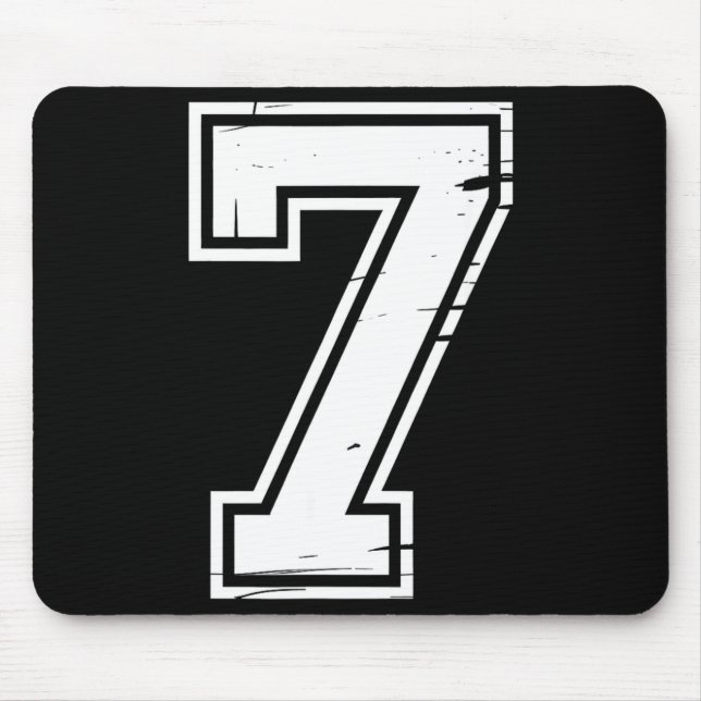 Mousepad 6 Number 67 Six Seven Meme  (Frente)