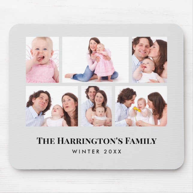 Mousepad 6 Seções Fotografias Personalizadas - Quadros de C (Frente)