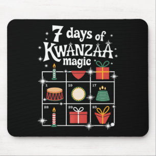 Mousepad 7 Dias De Kwanzaa Kinara Magic Fesage Magic Symbo