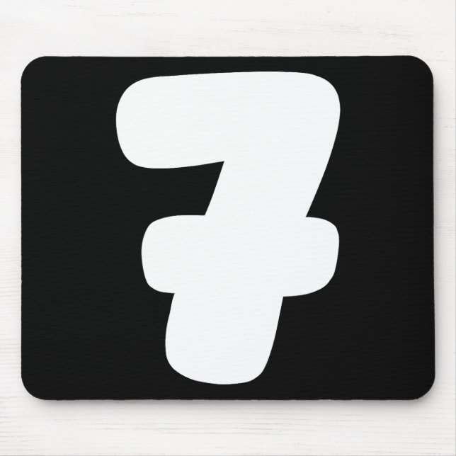 Mousepad 7 Número Seis Sete 67 Geração Alpha Gíria T Meme D (Frente)