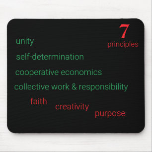 Mousepad 7 Princípios de Kwanzaa