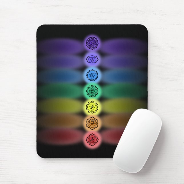 Mousepad 7 rato chakras (Com mouse)