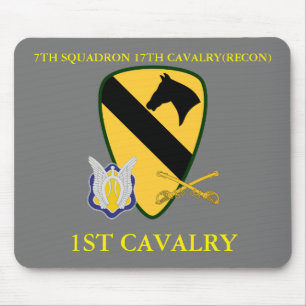 MOUSEPAD 7 SQUADRON 17TH CAVALRY(RECON) 1RUA CAVALRY 