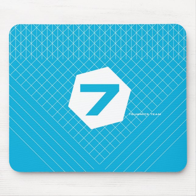 Mousepad 7Summits ciano (Frente)