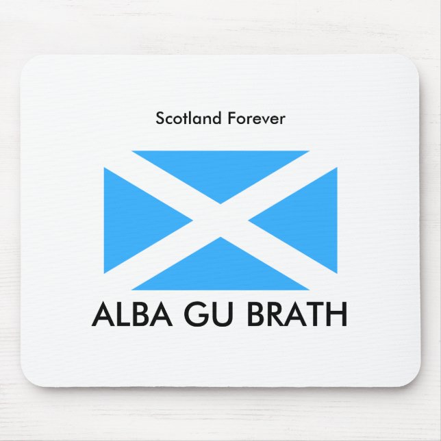 Mousepad 800px-Flag_of_Scotland_%28traditional%29, ALBA… (Frente)