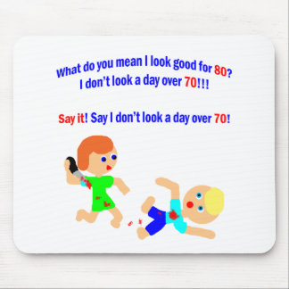 Mousepad 80 não um dia sobre 70