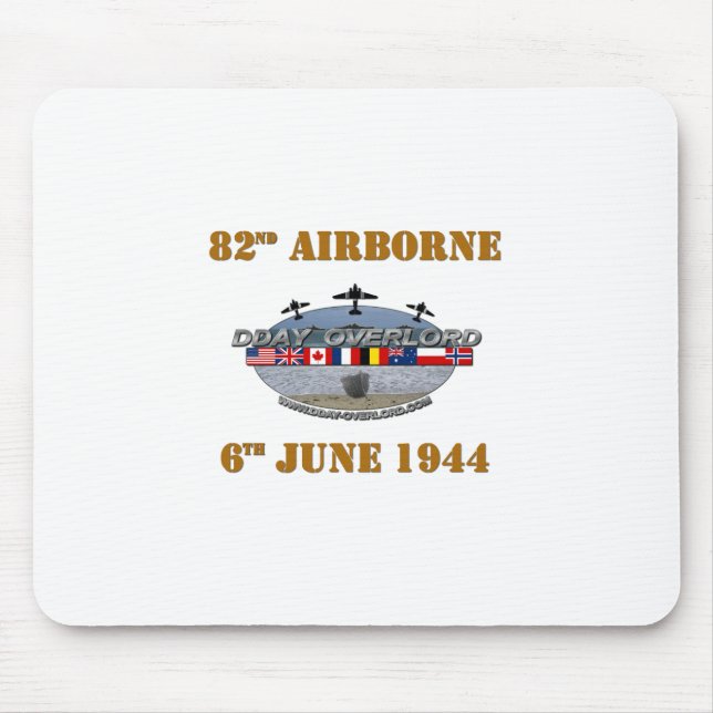 Mousepad 82nd Airborne Division 6th June 1944 (Frente)