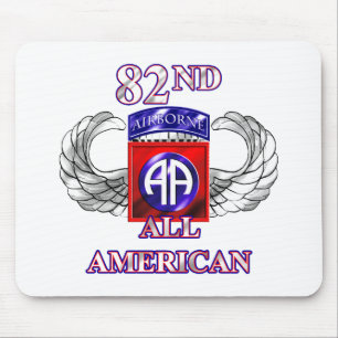 Mousepad 82nd Divisão aerotransportada toda americana
