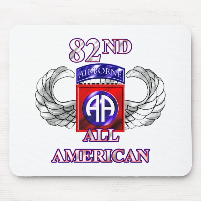 Mousepad 82nd Divisão aerotransportada toda americana (Frente)
